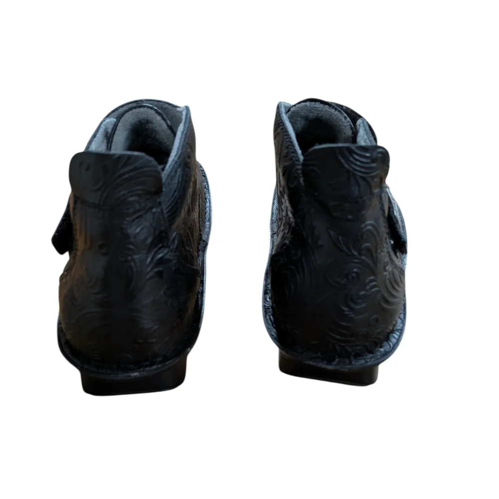 Alegria Caiti Night N Gale Leather Ankle Bootie Size 38